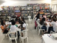 Atividades do projeto em escola pública