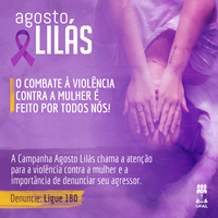 Ufal no Agosto Lilás: conscientização e luta contra violência doméstica