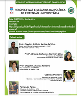 Famed debate perspectivas e desafios da política de extensão universitária