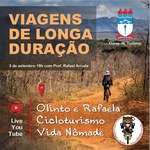 Curso de Turismo promove debate virtual sobre cicloturismo e vida nômade