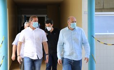 Deputado Marx Beltrão e o reitor Josealdo Tonholo