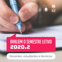 Comissão convida servidores e alunos para avaliarem semestre letivo 2020.2