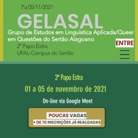 Grupo de pesquisa do Campus Sertão realiza  Papo Extra Linguagem e Território