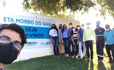 Estação de Tratamento de Água (ETA) Morro do Gaia no município de São Brás, Alagoas, parte da visita técnica ao Sistema de Abastecimento de Água do Agreste de Alagoas