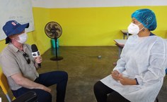 Professora Cristiane Castro, da Foufal da Ufal, em entrevista à TV Gazeta