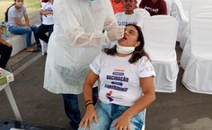 Testagem da população (Foto Januário Filho)