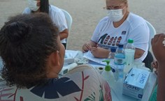 Testagem da população (Foto Rose Ferreira)