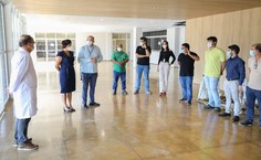 Entrega do novo hall do HU