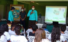 Palestra sobre educação ambiental em Piranhas-AL