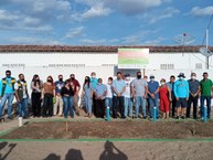 Inauguração da fossa agroecológica na Escola Frei Damião