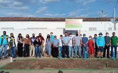Inauguração da fossa agroecológica na Escola Frei Damião
