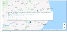 Registro da atividade no mapa da FAO