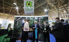 O estande das Expedições Científicas está na cúpula de bambu, na área de Clima e Biodiversidade da SNCT