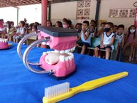 Ações de saúde bucal foram realizadas em todos os municípios visitados. Foto: Rose Ferreira