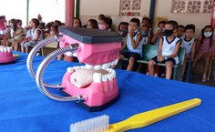 Ações de saúde bucal foram realizadas em todos os municípios visitados. Foto: Rose Ferreira