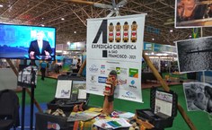 Estande da Expedição Científica na SNCT