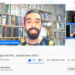 Aula Magna virtual abriu oficialmente o semestre letivo 2020.1