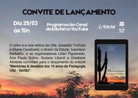 Curso de Pedagogia lança livro para comemorar 10 anos do Campus do Sertão