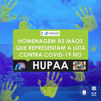 HU faz homenagem aos profissionais no combate à covid-19