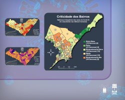 Mapas mostram criticidade baixa da covid-19 em quatro bairros de Maceió