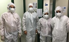 Equipe de Arapiraca no laboratório