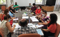 Reunião de hoje à tarde com a deputada Tereza Nelma com o reitor Josealdo Tonholo e integrantes de sua equipe de gestão