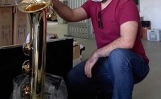 Um dos Saxofones barítono comprados pela Ufal