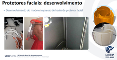 Haste para protetor facial