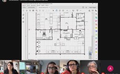 Participantes de forma virtual