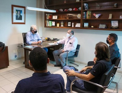 Reunião do deputado Paulão com o reitor Josealdo Tonholo e a direção do Campus do Sertão