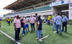 Visita da equipe da vice-Prefeitura de Maceió e da Semtel