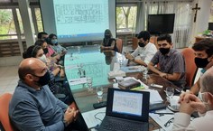 Reunião no Gabinete do Reitor