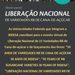 Ufal entrega seis das 21 variedades de cana-de-açúcar lançadas pela Ridesa