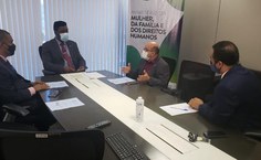 Reunião com o secretário nacional Paulo Roberto