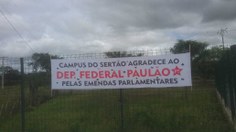 Faixa de agradecimento