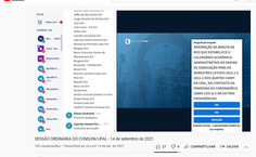 Processo de votação da proposta do calendário acadêmico 2021