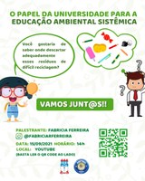 Curso de Química de Arapiraca promove palestra sobre reciclagem de lixo