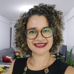 Professora Simone Affonso, coordenadora do minicurso