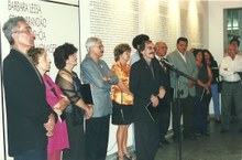 1999. O então reitor Rogério Pinheiro quando da reabertura da Pinacoteca [Fotos Arquivo Pina]