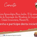 Ufal e entidades apoiam feira agroecológica do Conjunto Novo Jardim