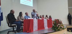 Amauri Barros, na abertura do Sinpete