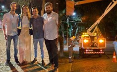 Equipe da Prefeitura acompanha trabalho no campus