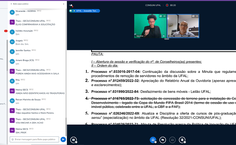 Reunião on-line do Consuni