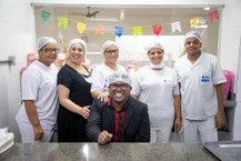 Diretor Cleriston Izidro com parte da equipe do CAP Ufal
