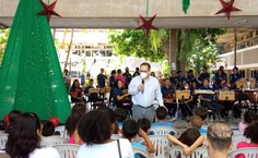 Professor Fernando Pimentel fez uma pregação no culto ecumênico