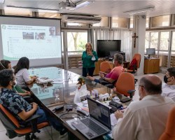 Ecologistas do Peld Costa dos Corais apresentam projeto para o reitor da Ufal