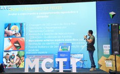 Emerson Soares apresentou resultados da 5ª Expedição. Foto: Wesley Sousa (SEAPC/MCTI)