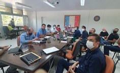 Reunião do reitor Josealdo Tonholo e da vice-reitora Eliane Cavalcanti com equipe técnica e pró-reitorias