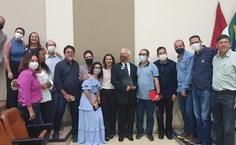 Professor Roberaldo com amigos de trabalho do Ctec e parceiros do Paespe