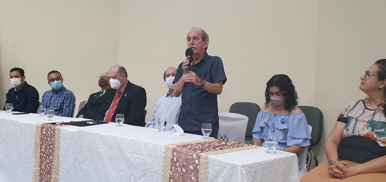 Reitor honorário Rogério Pinheiro destacou a importância do Paespe e a persistência do professor Roberaldo